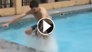 مهارة شاب في القفز تبهر مليون مشاهد.. شاهدها