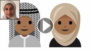 فيديو فتاة سعودية تصمم إيموجى (الحجاب) وتطالب بالتغيير!