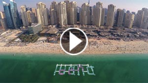 دبي تشهد افتتاح أكبر حديقة مائية عائمة في العالم