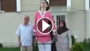 شاهد بالفيديو الشابة التركية التي لا تتوقف عن النمو