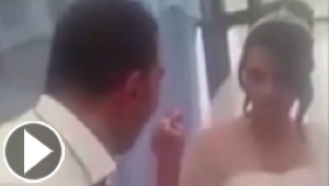 عريس ينهي زواجه بعد ربع ساعة بسبب مزحة لم يحتملها من عروسه!