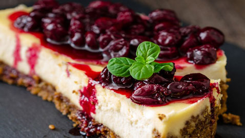 طريقة تحضير حلى الكرز بالكريمة اللذيذة