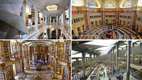 تعرف على أجمل وأفخم المكتبات في العالم شكلها يشجع على القراءة