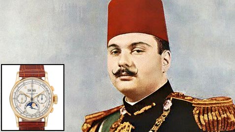 للبيع في دبي.. ساعة ذهبية نادرة للملك فاروق