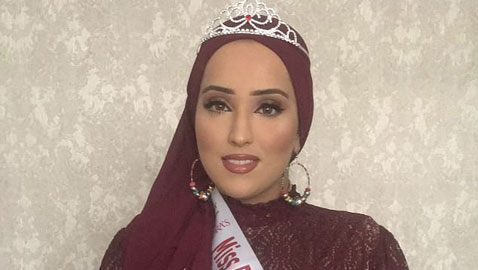 صور أول محجبة تصل لنهائيات ملكة جمال بريطانيا وترتدي البوركيني