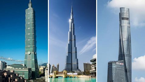 اليكم اعلى 6 ناطحات سحاب في العالم