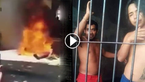 فيديو مؤلم ومروع.. ضرب وسحل رجلين مكسيكيين وإحراقهما بالنار فيتضح أنهما بريئان!