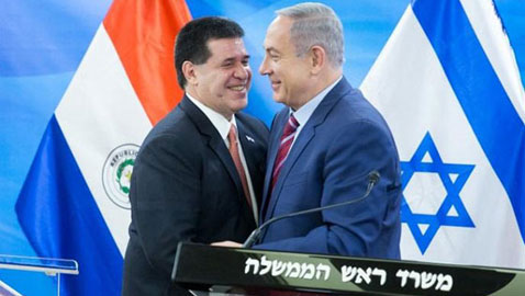 باراغواي تتراجع وتعيد سفارتها من القدس لتل أبيب