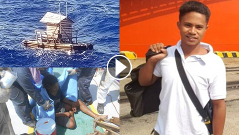 قصة أغرب من الخيال: مراهق إندونيسي قضى 49 يوما عائما في المحيط الهادئ!
