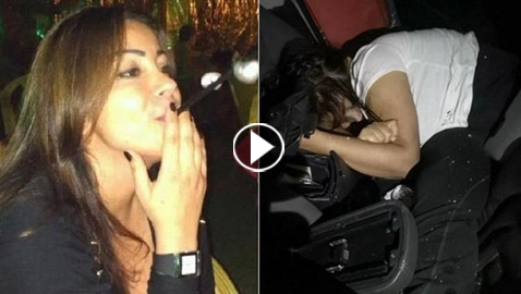 فيديو مروع.. مصرع لبنانية بعد سقوط سيارتها من علو صخرة الروشة