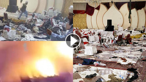فيديو وصور: مقتل 55 رجل دين في تفجير احتفال المولد النبوي في كابل الأفغانية