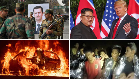 أبرز احداث 2018: فضيحة تسميم جاسوس، انقاذ فتيان الكهف وانسحاب ترامب