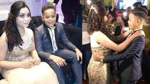 بالفيديو والصور.. خطوبة جديدة بمصر لطفلين تثير ضجة..!