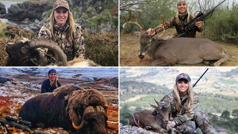 مذيعة أمريكية تواجه اتهامات وموجة غضب بسبب تباهيها بصيد الماعز!