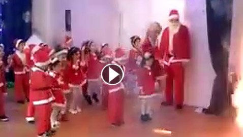 فيديو صادم: عرض ألعاب نارية خاطئ في حضانة يثير ذعر الأطفال