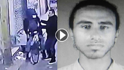 فيديو يظهر لحظة تفجير ارهابي نفسه بوسط القاهرة