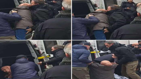 بالصور: تحرش شرطي تركي بفتاة مُحجبة في مظاهرة يشغل موجة غضب!
