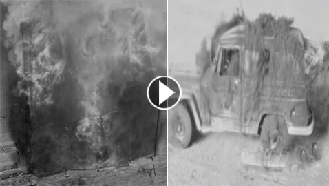  فيديو نادر: شاهدوا التأثير الخارق لتفجير نووي بصحراء في أميركا