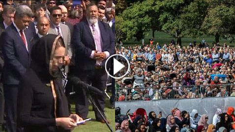  بالفيديو والصور: تشييع ضحايا نيوزيلندا في جمعة حاشدة بحضور رئيسة الوزراء