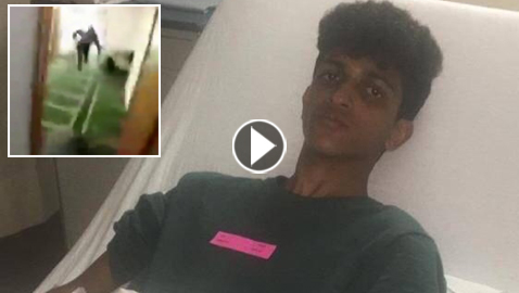 فيديو للشاب السعودي أصيل أثناء إصابته وهروبه من إرهابي نيوزيلندا