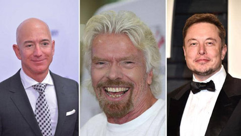 3 رجال في سباق تاريخي للحصول على لقب أول تريليونير في العالم