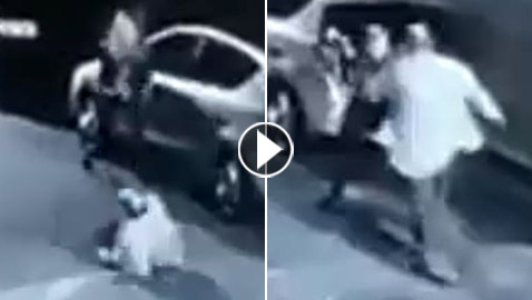 نهاية مأساوية للص حاول السطو على شرطية حسناء في الظلام! فيديو