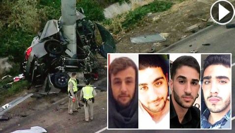 حادث مروع قتل 4 لبنانيين في أميركا.. فيديو