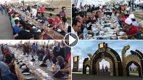 مجدداً.. مصر تدخل موسوعة غينيس بأطول مائدة لطعام الإفطار