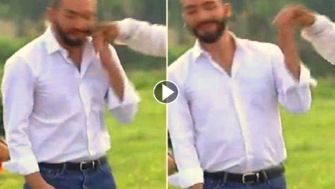 بالفيديو: شاهدوا رئيس السلفادور الفلسطيني يتلقى ضربة على ذقنه من الرئيس المكسيكي