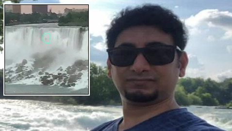 سعودي يختفي في شلالات نياغارا الأمريكية.. وصورة تظهر لحظة سقوطه!