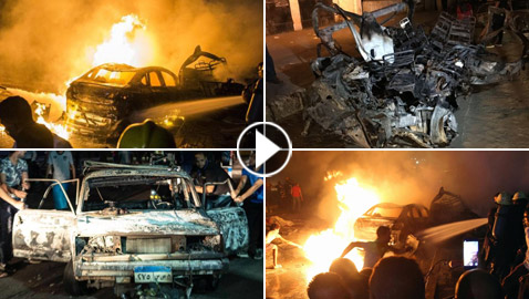 19 قتيلا و32 جريحا في انفجار في القاهرة بسبب حادث تصادم سيارات