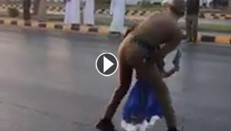 فيديو صادم: حمامة كادت تتسبّب بكارثة في احتفال اليوم الوطني السعودي!