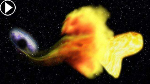 فيديو مذهل.. ثقب أسود يبتلع نجما عظيما بمشهد مرعب ومدهش!