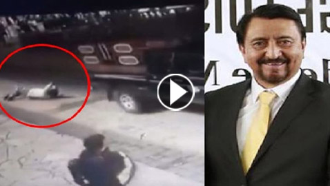 شاهدوا غاضبين من رئيس بلدية وكيف ربطوه إلى سيارة وسحلوه