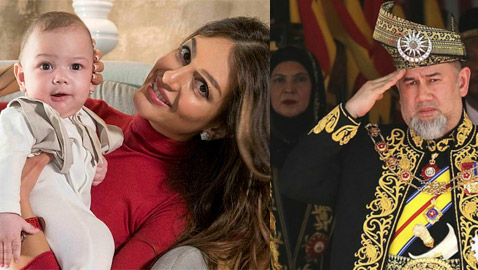 ملك ماليزيا السابق يدفعُ أموالاً لطليقته مقابل تربية طفلهما إسلاميًا.. كيف ردّتْ؟