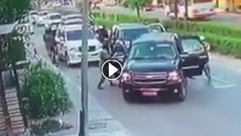 بالفيديو: لحظة اختطاف مسؤول في وزارة الداخلية العراقية