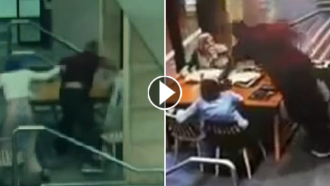 فيديو صادم: أسترالي عنصري ينهال بالضرب الوحشي على امرأة عربية محجبة!