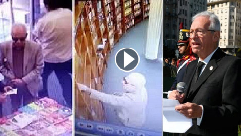 انظر إلى سفير يسرق كتابا عن عاشق شهير.. فيخرج ولا يدفع