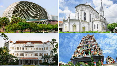 بالصور: تعرفوا على أشهر 10 مباني مميزة في سنغافورة