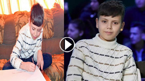طفل سوري يتمتع بقدرات استثنائية