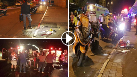 بالفيديو عملية دهس في القدس على خلفية قومية وإصابة 14 جنديا إسرائيليا