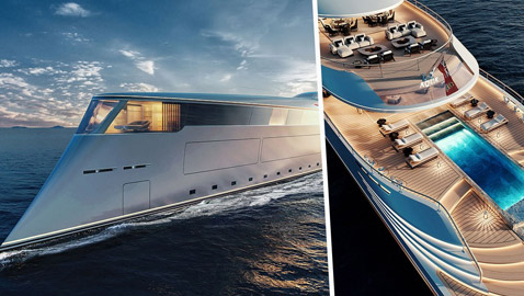 من داخل يخت بيل غيتس 