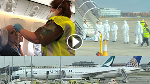 بلبلة بمطار هيثرو بلندن.. واحتجاز 8 طائرات بسبب كورونا