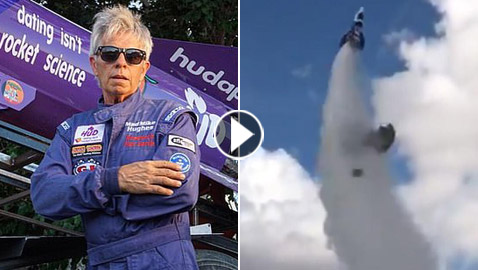 مقتل طيار متهور أقلع بصاروخ ليثبت أن الأرض مسطحة فسقط به! فيديو