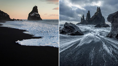 الأجمل في العالم.. شاطئ رينيسفجارا الأسود من عجائب أيسلندا! صور