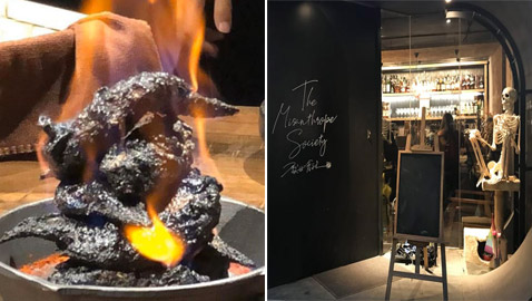 تقدم دجاج أسود اللون.. حانة في تايوان مخصصة لـ(كارهي البشر)!