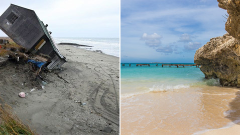 العلماء يتوقعون اختفاء نصف الشواطئ الرملية بحلول عام 2100!