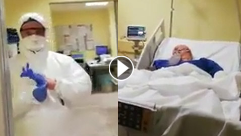 شاهدوا ضحايا الفيروس يصارعون الموت في مستشفى إيطالي