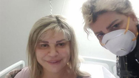 بعد اصابتها بكورونا: أول صورة للوزيرة اللبنانية مي شدياق بالمستشفى 