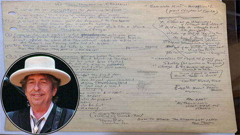 صور: 2.2 مليون دولار ثمنا لكلمات أغنية على ورقة!! من كتبها؟